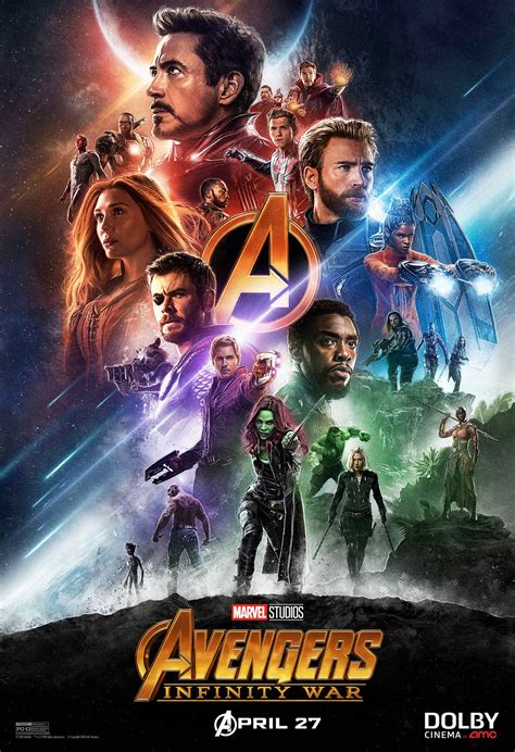 As the avengers and their allies have continued to protect the world from threats too large for any one hero to handle, a new danger has emerged from the cosmic shadows: "Avengers : Infinity War" : nouvelle affiche IMAX et Dolby ...