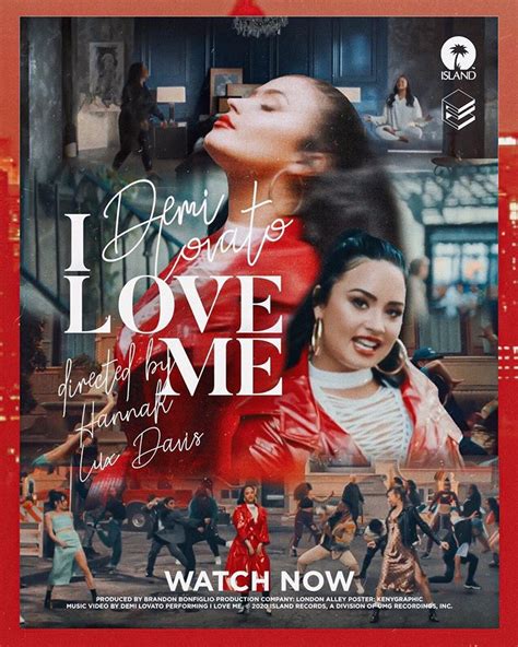 ddlovato i love me mv poster like and share if you liked and tag ddlovato in the comments