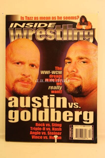 Inside Wrestling Magazine AUSTIN GOLDBERG December 2001 EBay