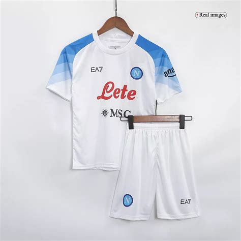 Napoli Away Kids Jerseys Kit 202223 Gogoalshop