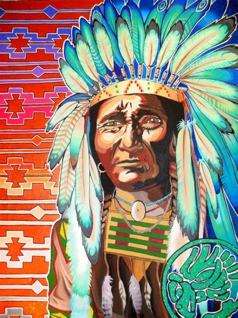 8x10 Indian Chief Print Via Etsy Native American Cherokee Native