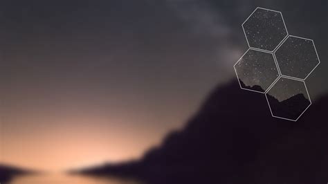 Hexagon Blurred Landscape Wallpapers Hd Desktop And Mobile Backgrounds