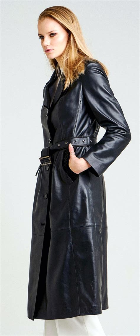 Leather Coat Daydreams A Classic Long Leather Coat