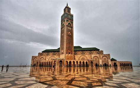 Hd Wallpaper Mosques Hassan Ii Mosque Maghrib Morocco Wallpaper Flare