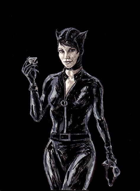 Catwoman Sketch By Kmillerillustration On Deviantart