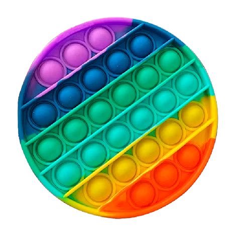 Pop It Fidget Toy Plop Up Rainbow Thimble Toys