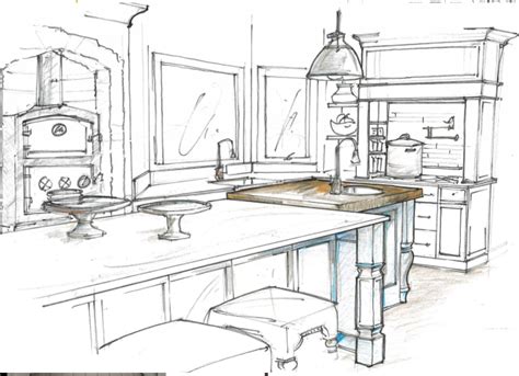 Get Kitchen Design Ideas Sketch Pictures