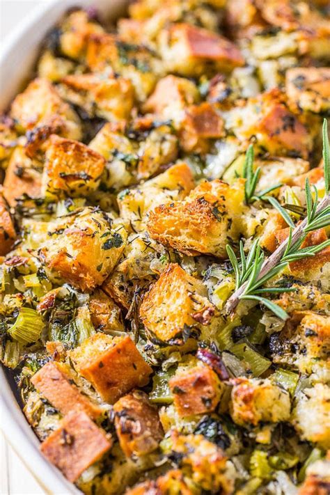 Classic Traditional Thanksgiving Stuffing Averie Cooks