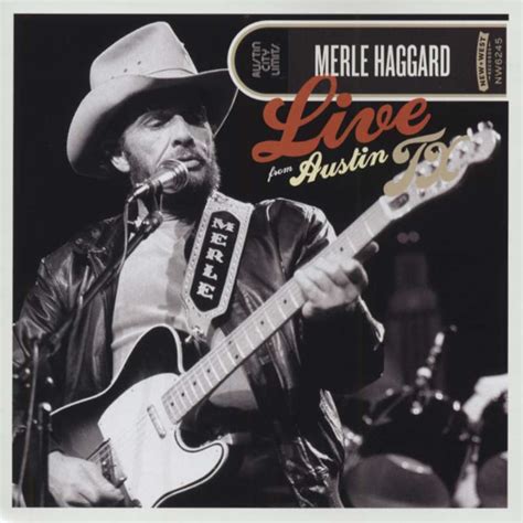 Merle Haggard Cd Live From Austin Tx 30101985 Cdanddvd Bear