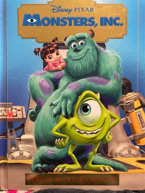 Disney Pixar Monstersinc Read Aloud Storybook Nostalgic Etsy