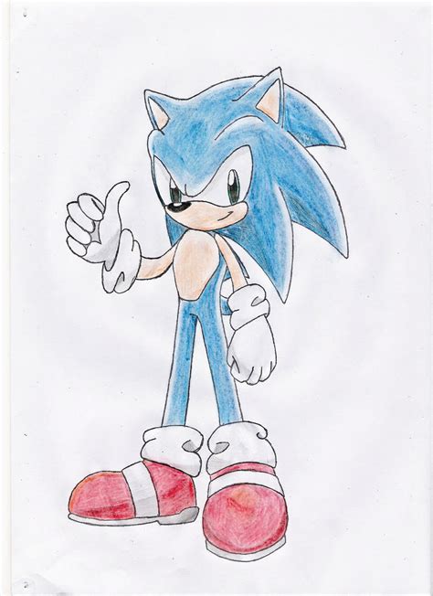 Sonic The Hedgehog Drawing 2 By Nothing111111 On Deviantart