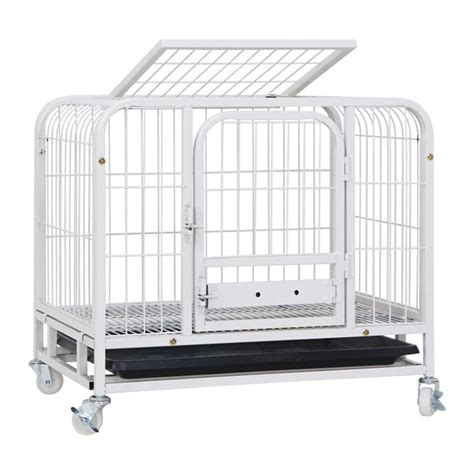 Buy Dog Crate Dog Cage With Tray Single Door And Double Door Metal Dog