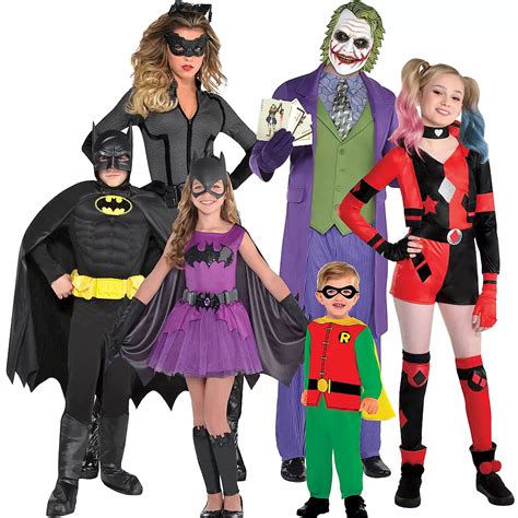 Adult Batgirl Dress And Batman Muscle Couples Costumes Party City
