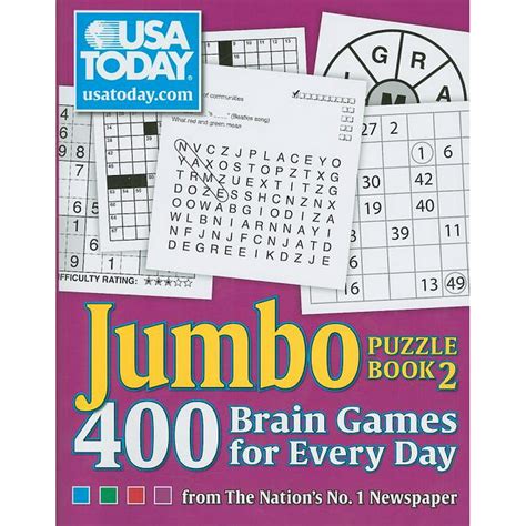 Usa Today Puzzles Usa Today Jumbo Puzzle Book 2 400 Brain Games For