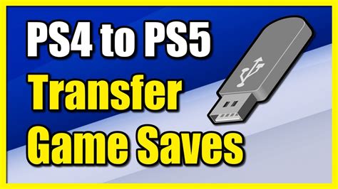 How To Transfer Ps4 Game Saves To Ps5 Console With Usb Or External Hard