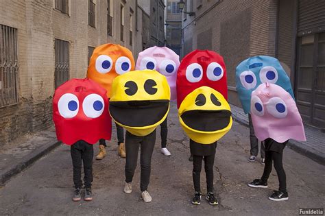 How To Be A Pac Man And Ghosts For Halloween Gails Blog