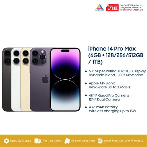 Apple Iphone 14 Pro Max Price In Malaysia And Specs Kts
