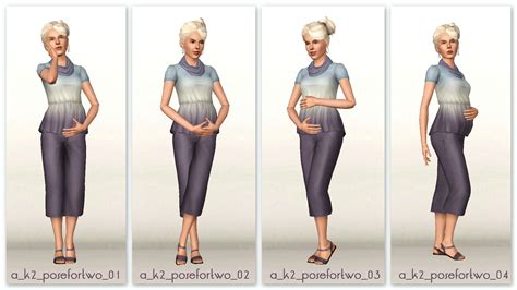 Mod The Sims Posing For Two Maternity Poses