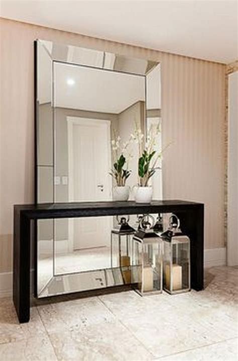 This quality wall mirror will beautify and style your room. 43+ Inspiring Large Wall Mirror Ideas | Hall decor, Modern ...