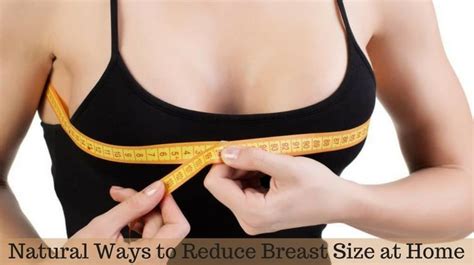 Home Remedies To Reduce Breast Size At Home Naturally