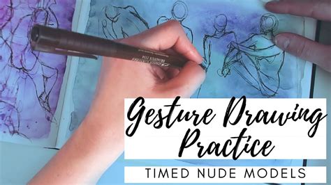 Gesture Drawing Nude Model Life Drawing Using Sketchdaily Stephanie Male Illustration Youtube