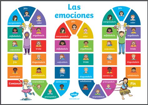 Las instrucciones de los juegos de la oca para aprender a leer son muy sencillas y en los mismos juegos aparecen resumidas. Juego Las emociones | Inteligencia emocional para niños ...