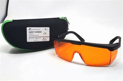 Wds Glasses Eye Protector Lab Work Orange Lens Light Blocking Anti Led