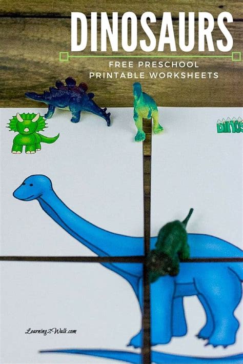 dinosaurs preschool printable worksheets  homeschool deals