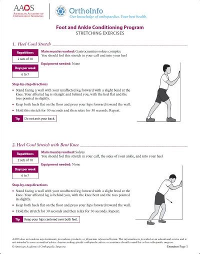 Buckinghamshire healthcare nhs plantar fasciitis home exercise program. Foot and Ankle Rehabilitation Exercises - OrthoInfo - AAOS