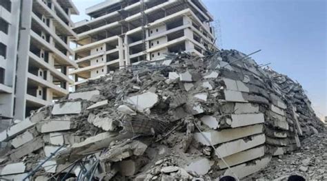 6 Persons Trapped As 7 Storey Building Collapses At Lekki The