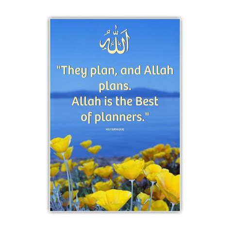 Anne Print Solutions They Plan And Allah Plans Allah Is The Best Of