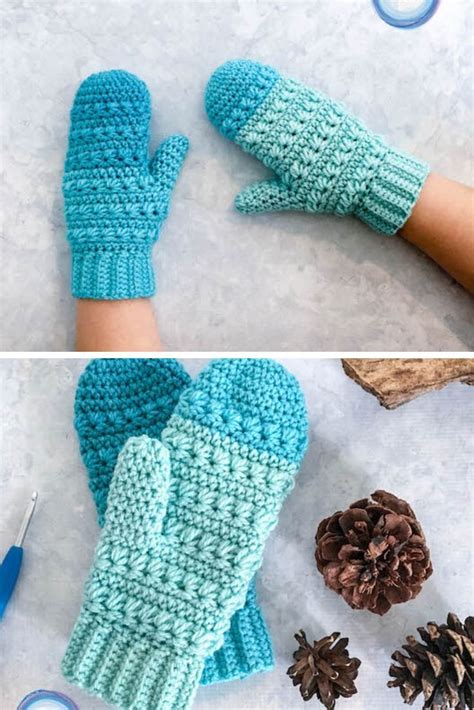 Simplest Super Easy Mittens Pattern Ever You Can Knit Or Crochet In