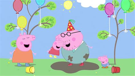 Peppa Pig Daddy Pig S Birthday Clip Youtube