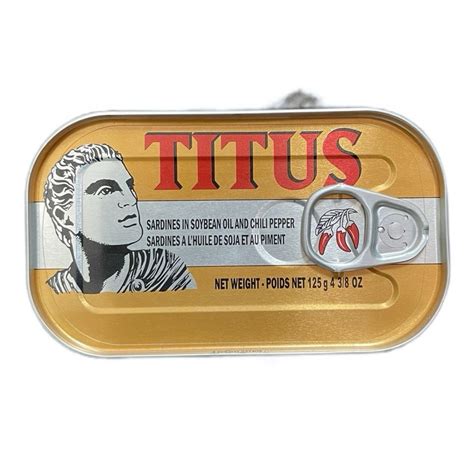 Titus Sardines Soybean Oil And Chili Peppers