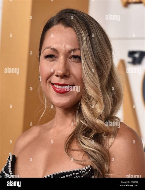Colbie Caillat Arriving To The 57th Annual Country Music Association