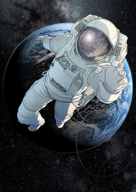 Pin By Mottaskate On Cosmonaut Space Art Art Astronaut Art
