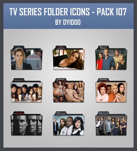 Tv Series Folder Icon Pack 7 By Dyiddo On Deviantart