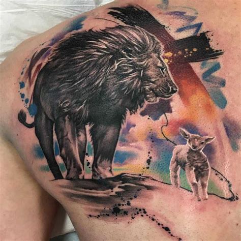 Top 63+ Best Lion and Lamb Tattoo Ideas - [2021 Inspiration Gallery]