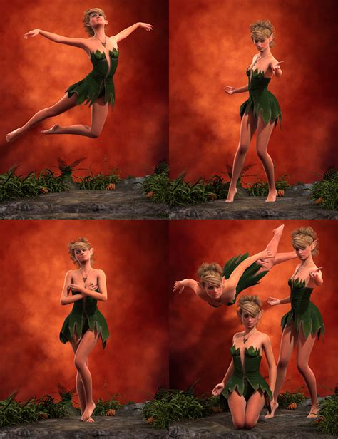 Fairy Poses For Genesis 2 Female S Daz 3D