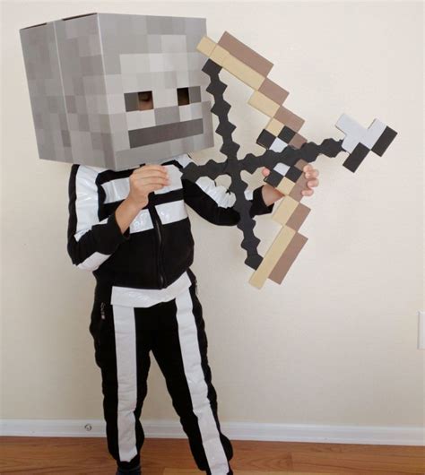 ☑ How To Make A Minecraft Skeleton Halloween Costume Anns Blog