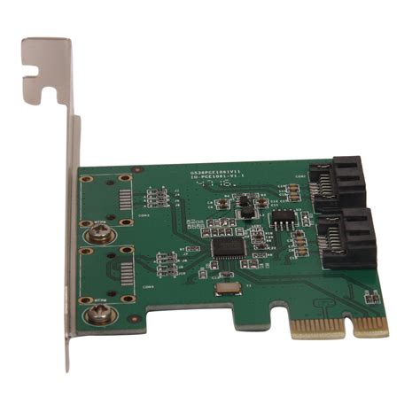 It comes with four m.2 slots that can work in pcie 3.0 x4 mode so its fairly limited in size and number of storage devices. PCI-E 2-port SATA III Raid Controller Card