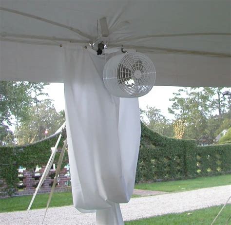 Cooling Fans Outdoor Tent Pole Mounted Wilmington Nc