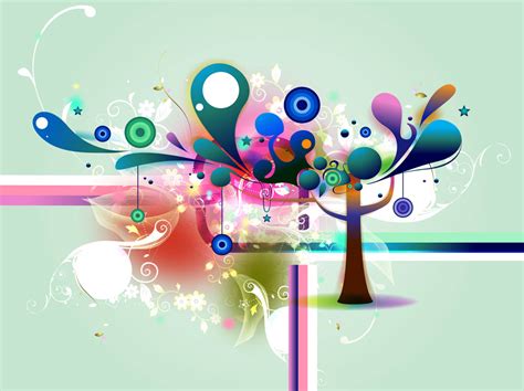 Abstract Tree Background Vector Art And Graphics