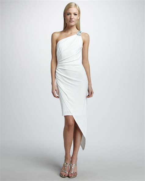 White One Shoulder Dress Dress Ty