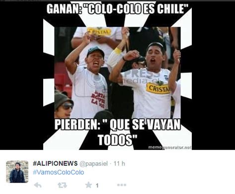 Los divertidos memes que dejó la clasificación de colo colo. Memes contra Colo Colo por goleada en Copa Libertadores ...
