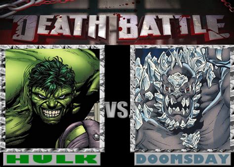 Deathbattle Hulk Vs Doomsday By Mystic Man On Deviantart