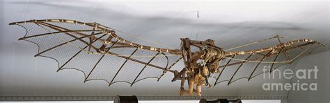 Leonardo Da Vincis Ornithopter Photograph By Peter Chadwick Dorling