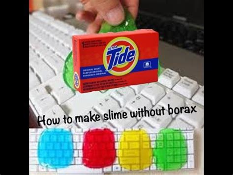 Add 2.5 teaspoons (12 ml) of laundry detergent to the bowl. How to make slime with powder laundry detergent || No ...