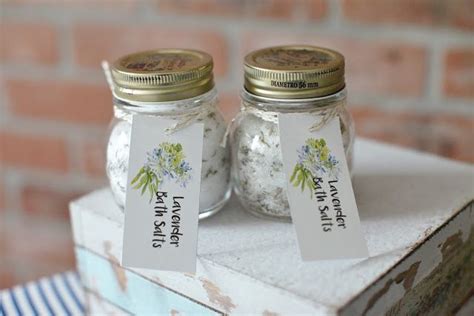 Make These Easy Bath Salts For Your Bridal Shower Guests Bath Salts