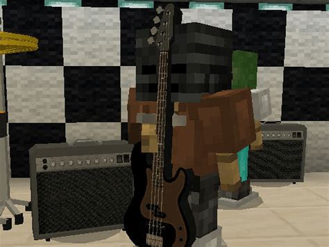 Functional Musical Instruments Addon Minecraft Mod